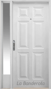 Puerta doble chapa inyectada c/1 lateral BM.